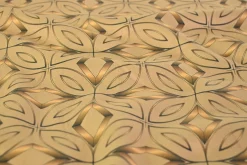 Katoen poplin – Golden Orbit