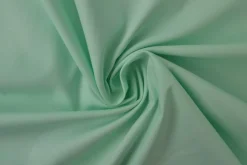 Katoen Poplin: Licht mint