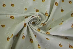 Katoen poplin – Licht zandkleurig vlieger