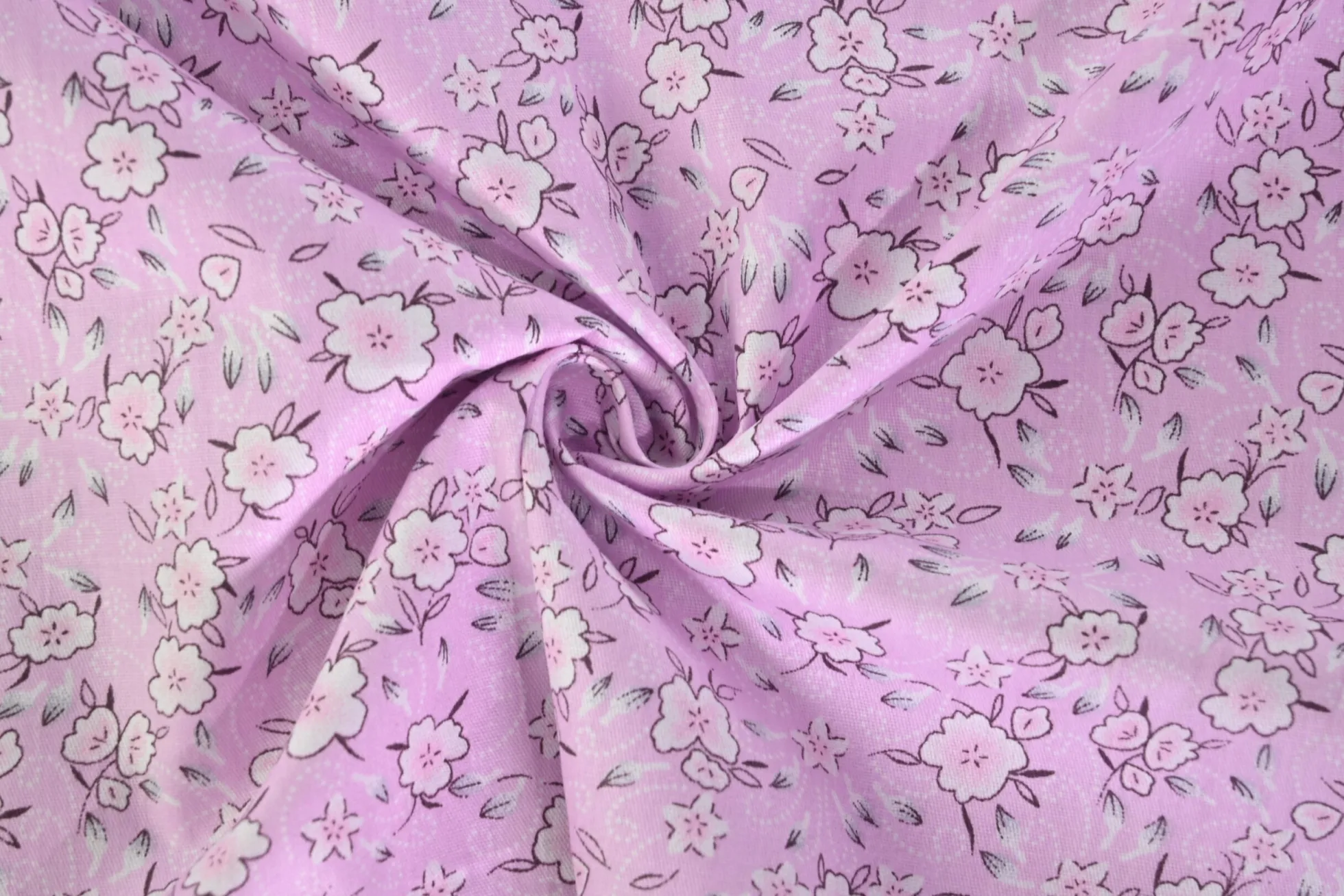 Katoen poplin – Lilac Blossom Mist