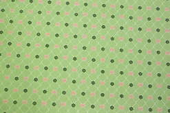 Katoen poplin – Mint Heart Trellis