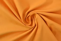 Katoen Poplin: Okergeel