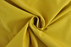 Katoen poplin – Okergeel melange