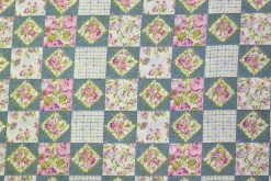 Katoen poplin – Rose Patchwork