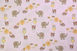 Katoen poplin – Safari Smiles