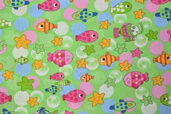 Katoen poplin – Sea friends green