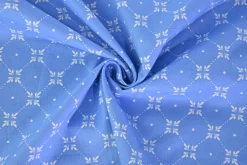 Katoen poplin – Sky Lattice