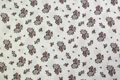 Katoen poplin – Vintage Rose Posy