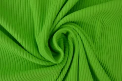 Katoen rib jersey – Groen