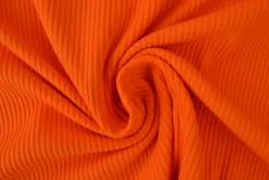 Katoen rib jersey – Oranje