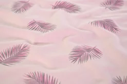 Katoen tricot – Blush Pink Palm Fronds