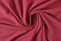 Katoen Tricot: Bordeauxrood