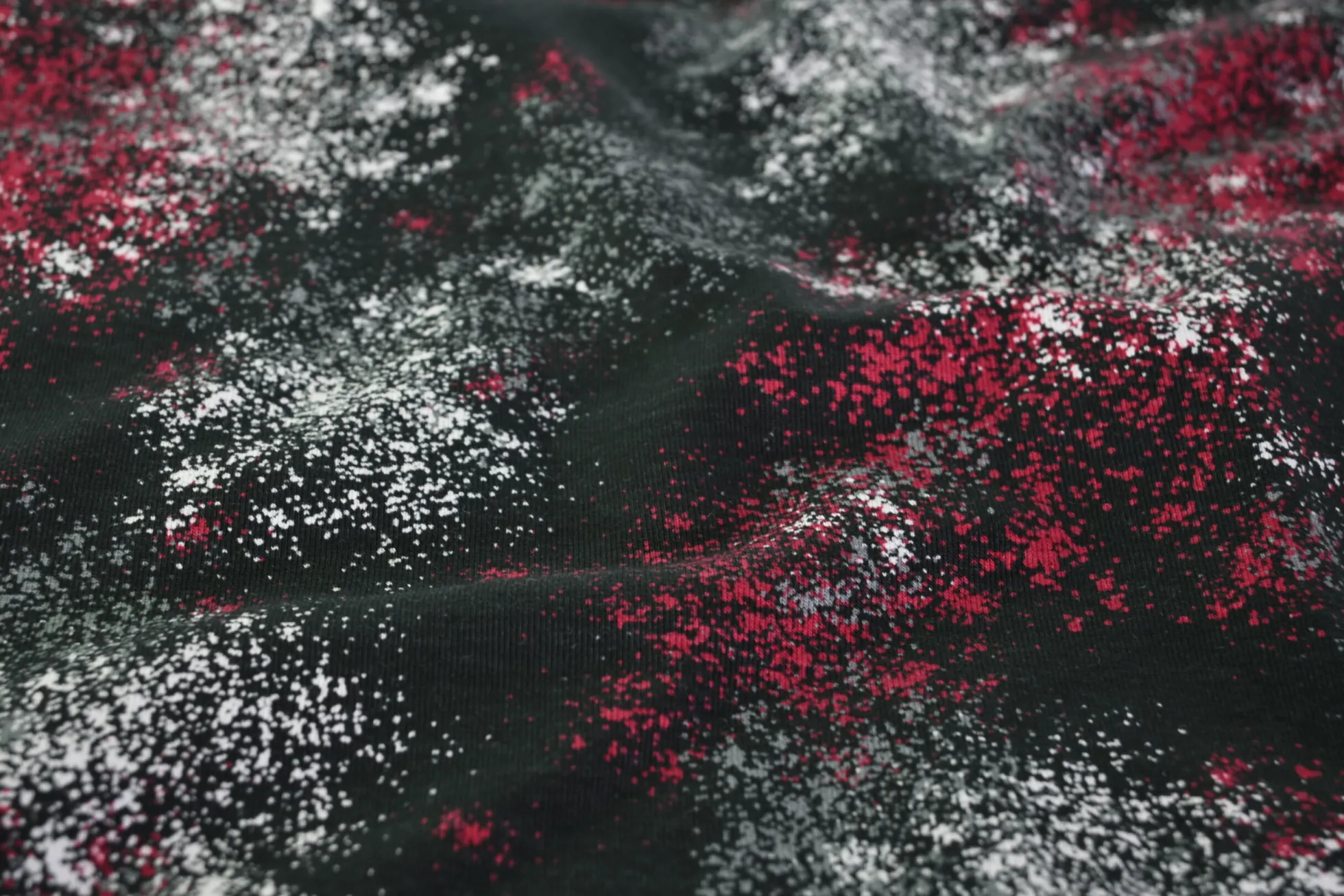 Katoen tricot – Crimson Mist