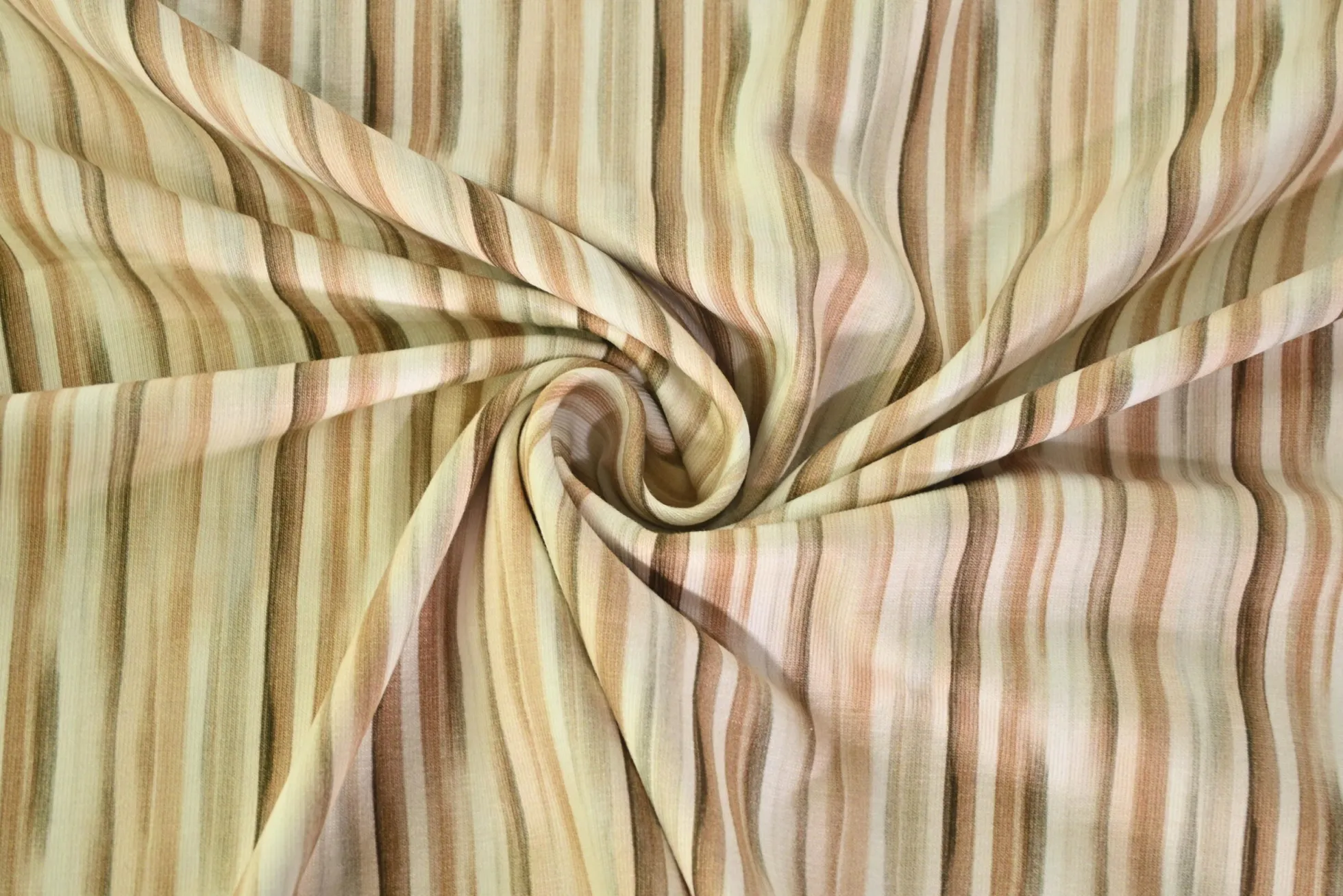 Katoen tricot – Desert stripes