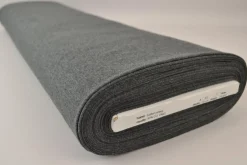 Katoen Tricot: Donkergrijs melange