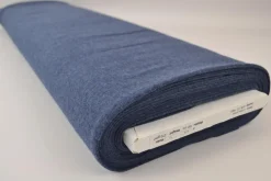 Katoen tricot: Donker jeans melange