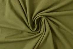 Katoen tricot: Donker mosgroen