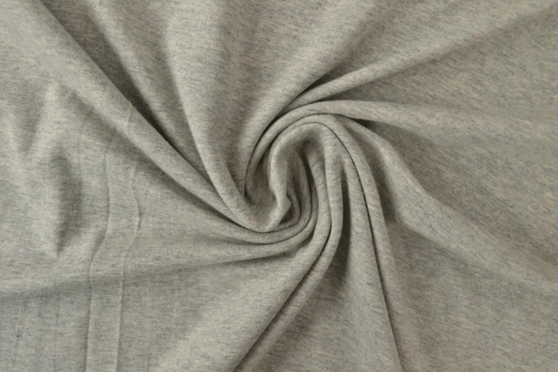 Katoen Tricot: Grijs melange