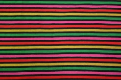 Katoen tricot – Happy stripes