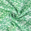 Katoen tricot – Mint White Rose Vine