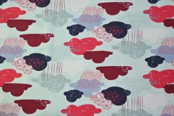 Katoen tricot – Rainy day