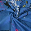 Katoen tricot – Royal Blue Wildflower Garden
