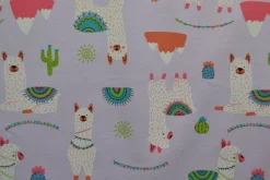 Katoen tricot Royal – Lama lavendel