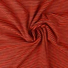 Katoen tricot soft touch – Black & red stripes