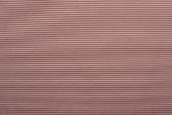 Katoen tricot soft touch – Dark old pink & off-white stripes