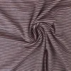 Katoen tricot soft touch – Dusky pink & black stripes