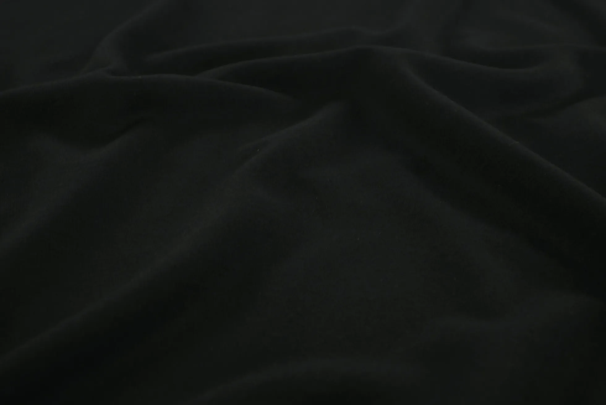 Katoen tricot soft touch – Zwart