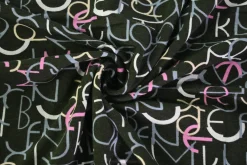 Katoen tricot – Urban Script