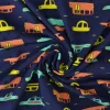 Katoen tricot – Wow – Auto’s navy