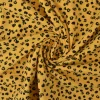 Katoen tricot – Wow – Dieren afdrukken okergeel