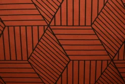 Katoen tricot – Wow – Grafisch koper