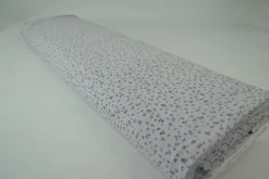 Katoen tricot – Wow – Mille Fleurs zilvergrijs