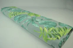 Katoen tricot – Wow – Palmbladeren oudgroen