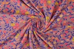 Katoen tricot – Wow – Perzik donker oudroze