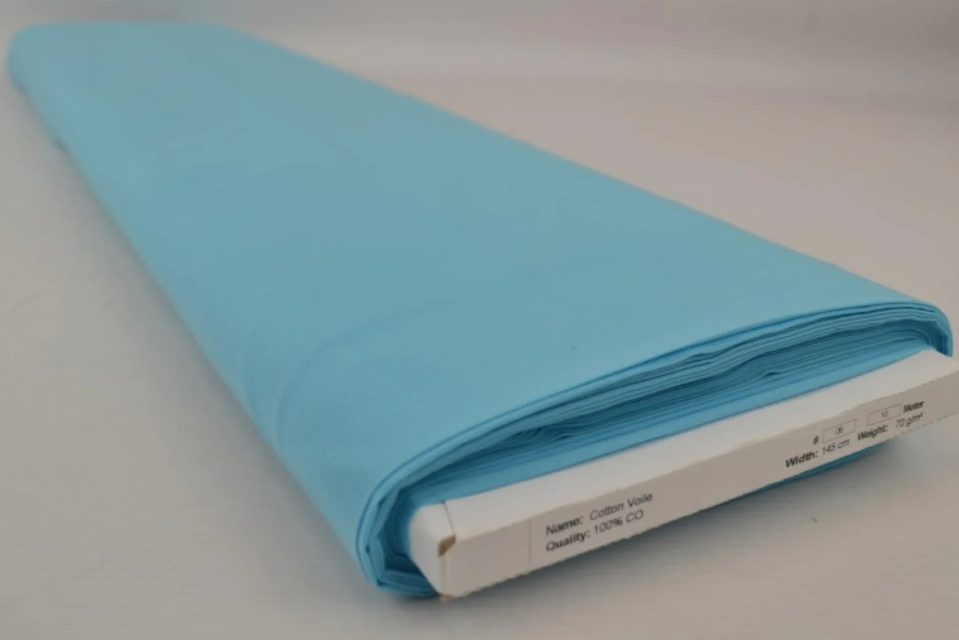 Katoen voile – Aqua