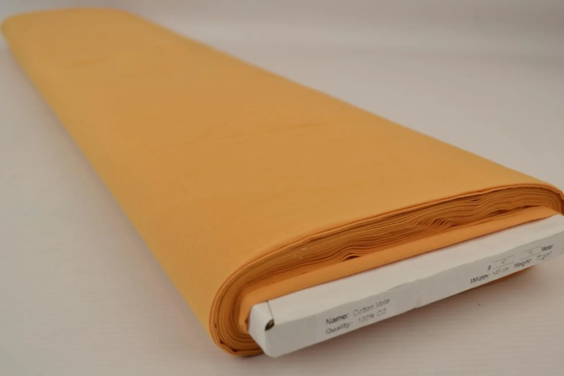 Katoen voile – Okergeel
