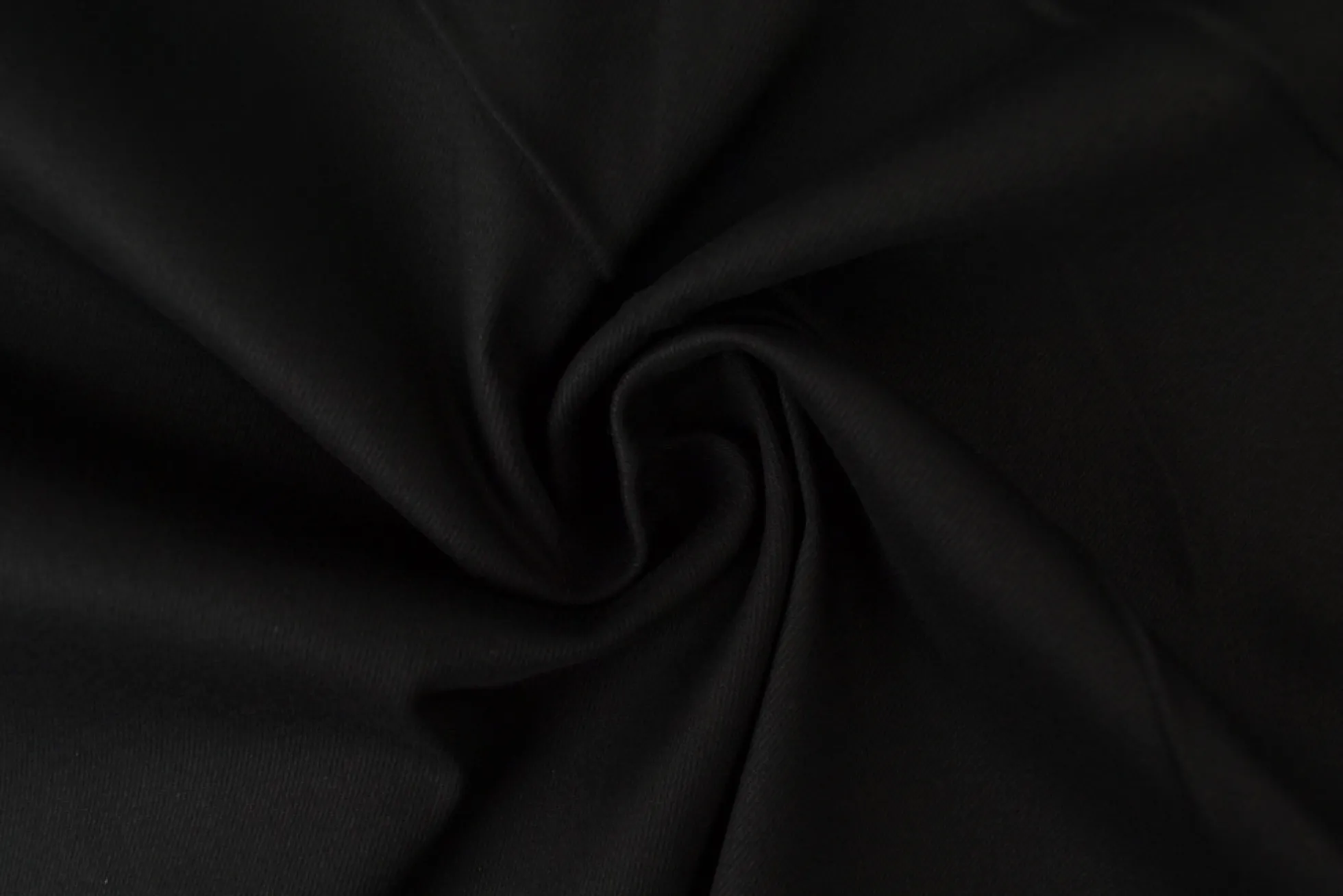 Keperkatoen stretch – Zwart (250 gram)