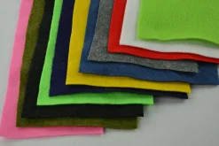Kleurenpakket vilt 2mm | 50cm x 90cm | 10 stuks