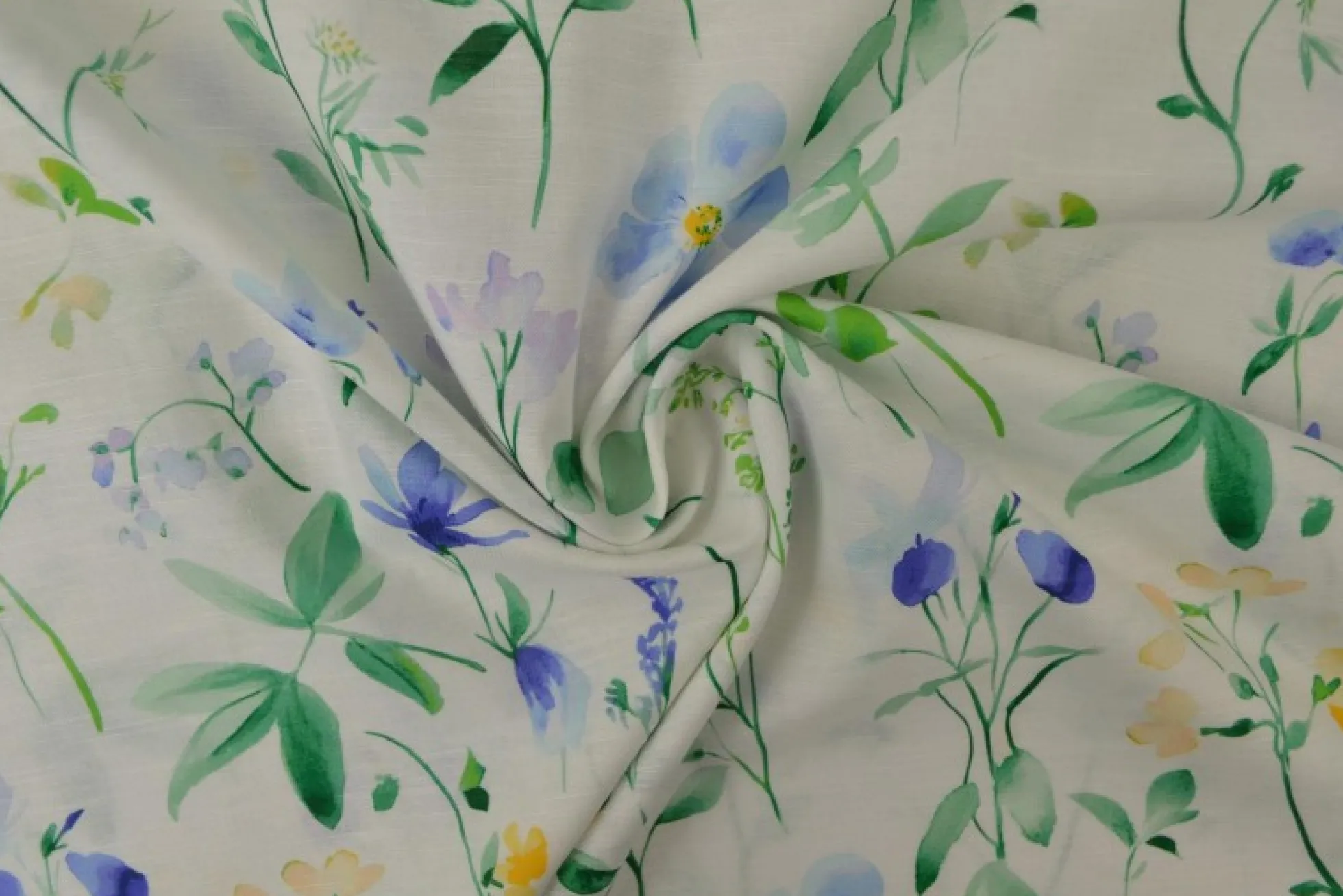 Linnen – Botanic breeze blue