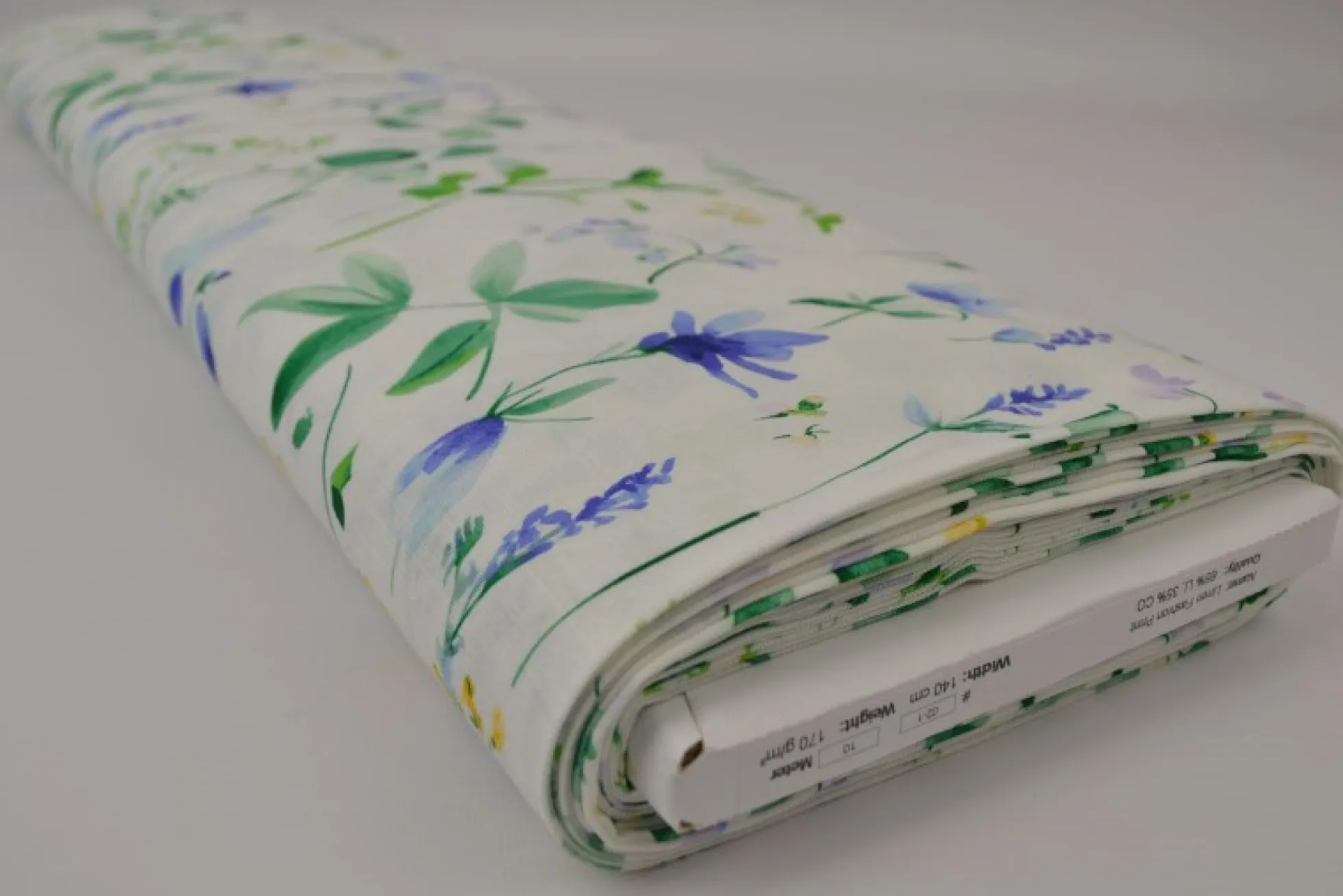 Linnen – Botanic breeze blue