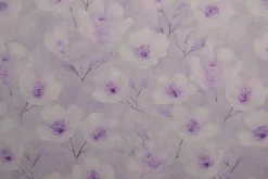 Linnen – Dreamy flowers lilac