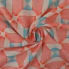 Linnen – Geo mosaic coral