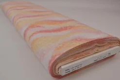 Linnen – Marble waves orange