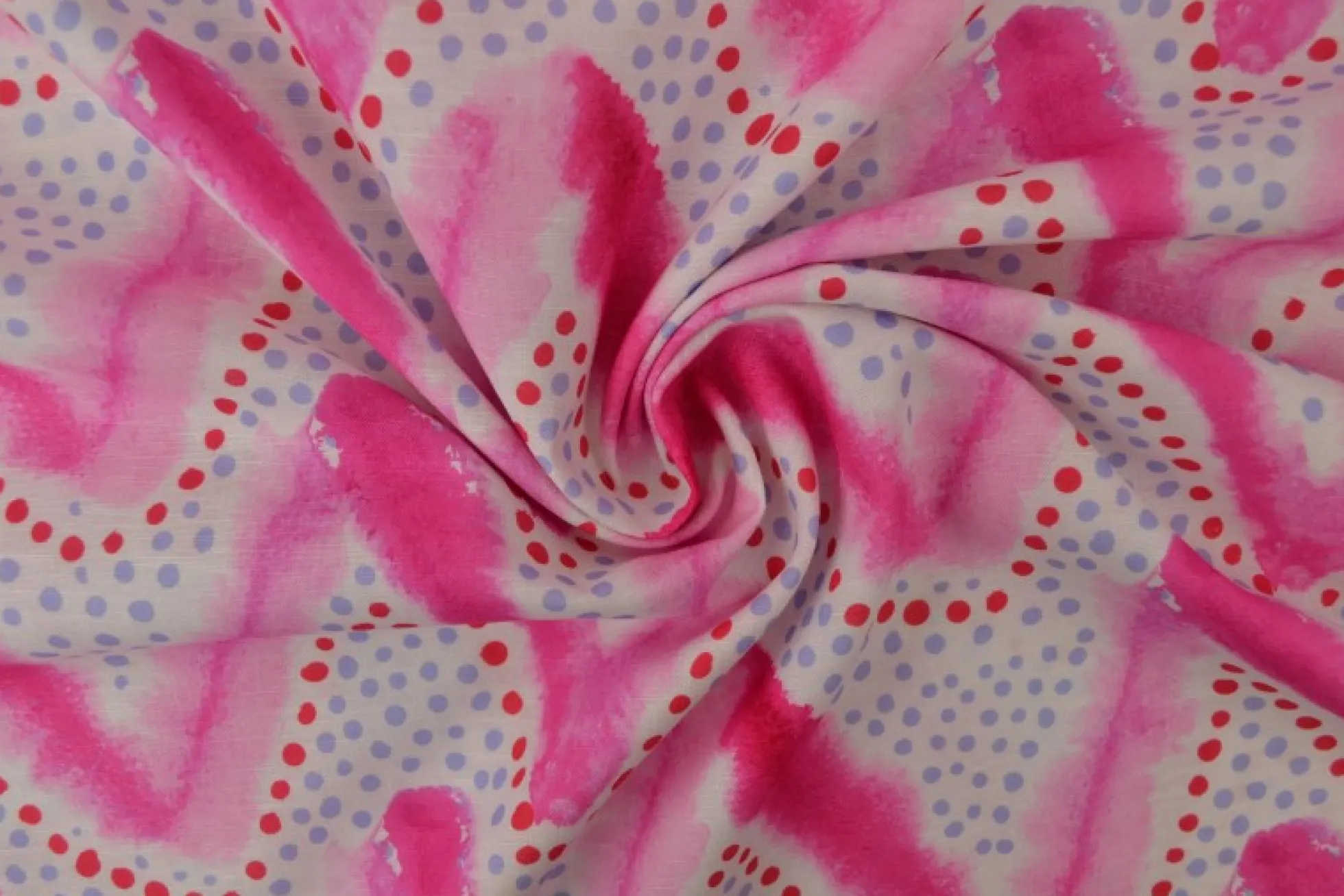 Linnen – Playful waves pink