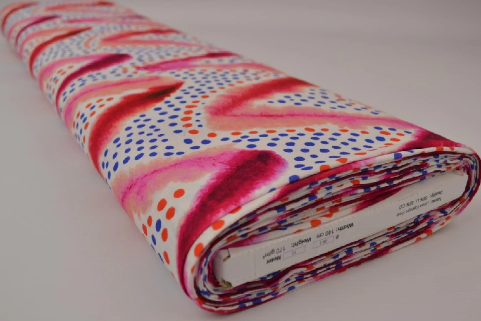 Linnen – Playful waves red