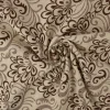 Linnen polyester – Baroque donkerbruin